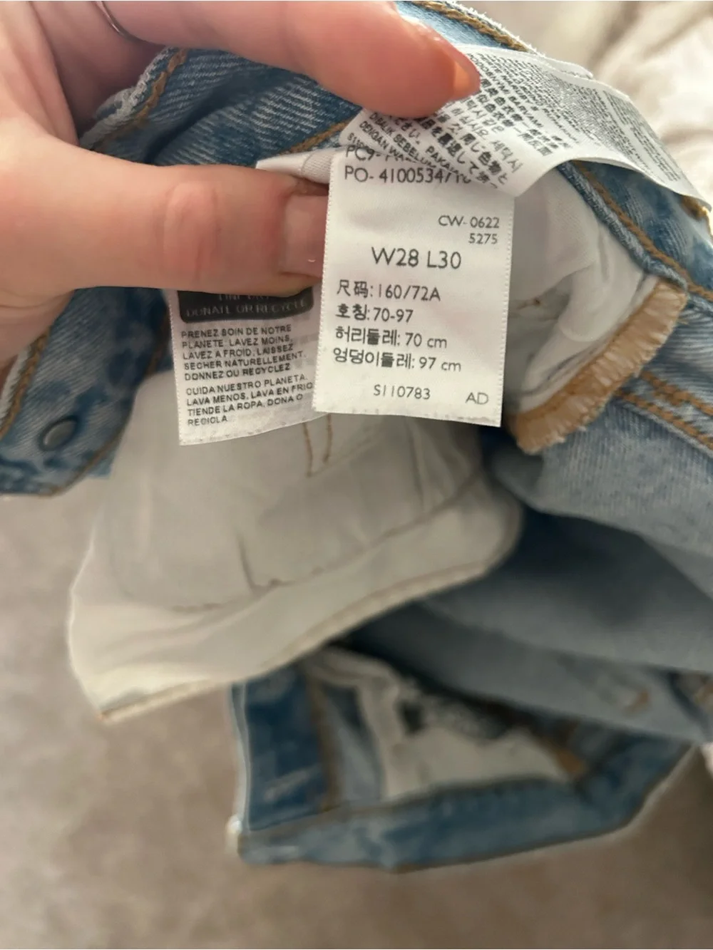 Levi’s 501 jeans